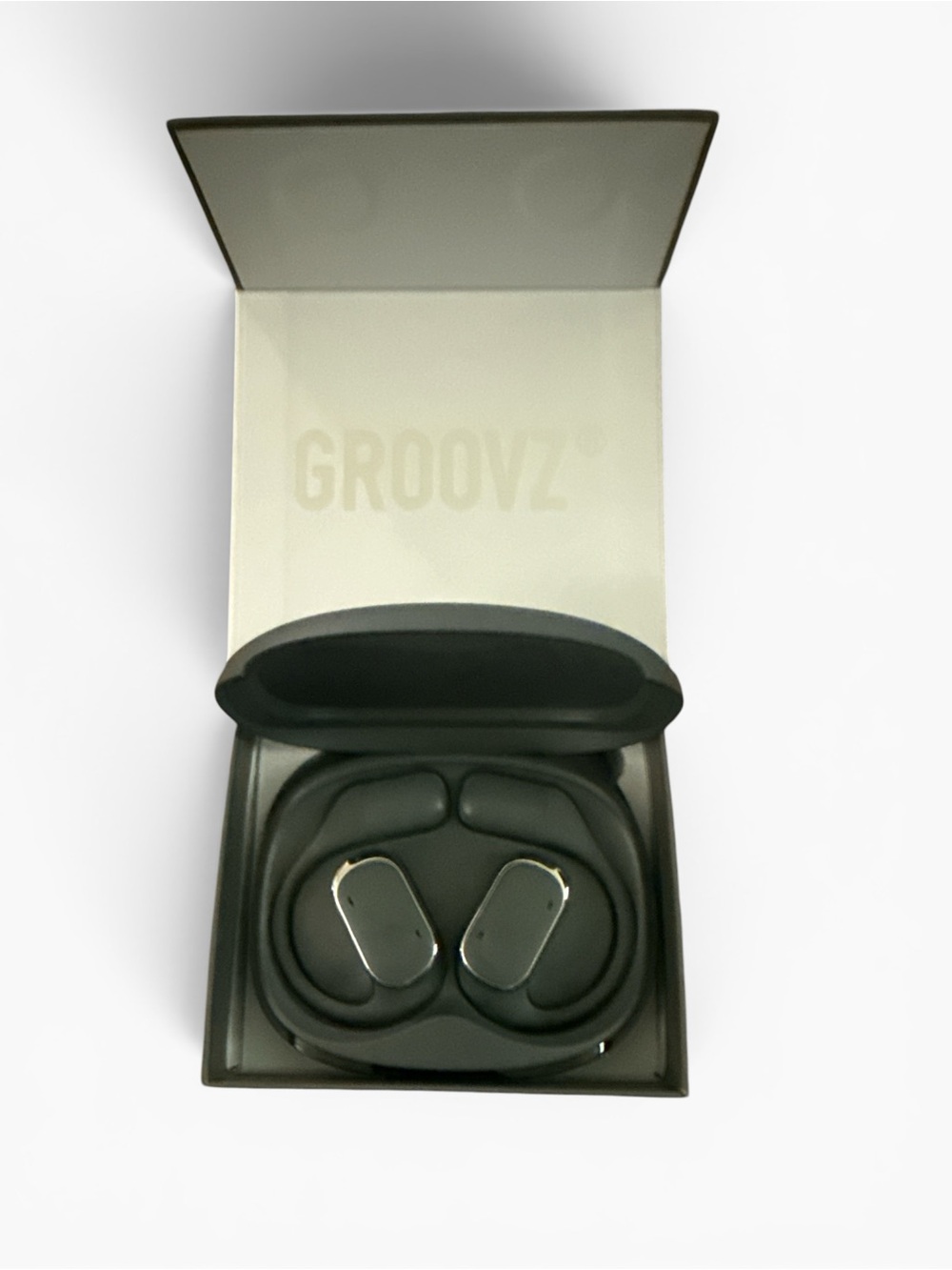 Plus Open Ear Headphones Bone conduction - Black/Gray NIB - Picture 3 of 5